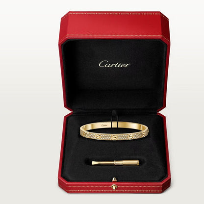 [LOXURA]LOVE BRACELET 4.8MM DIAMOND-PAVED