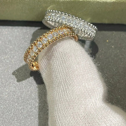 [LOXURA]PERLEE DIAMOND SILVER RING