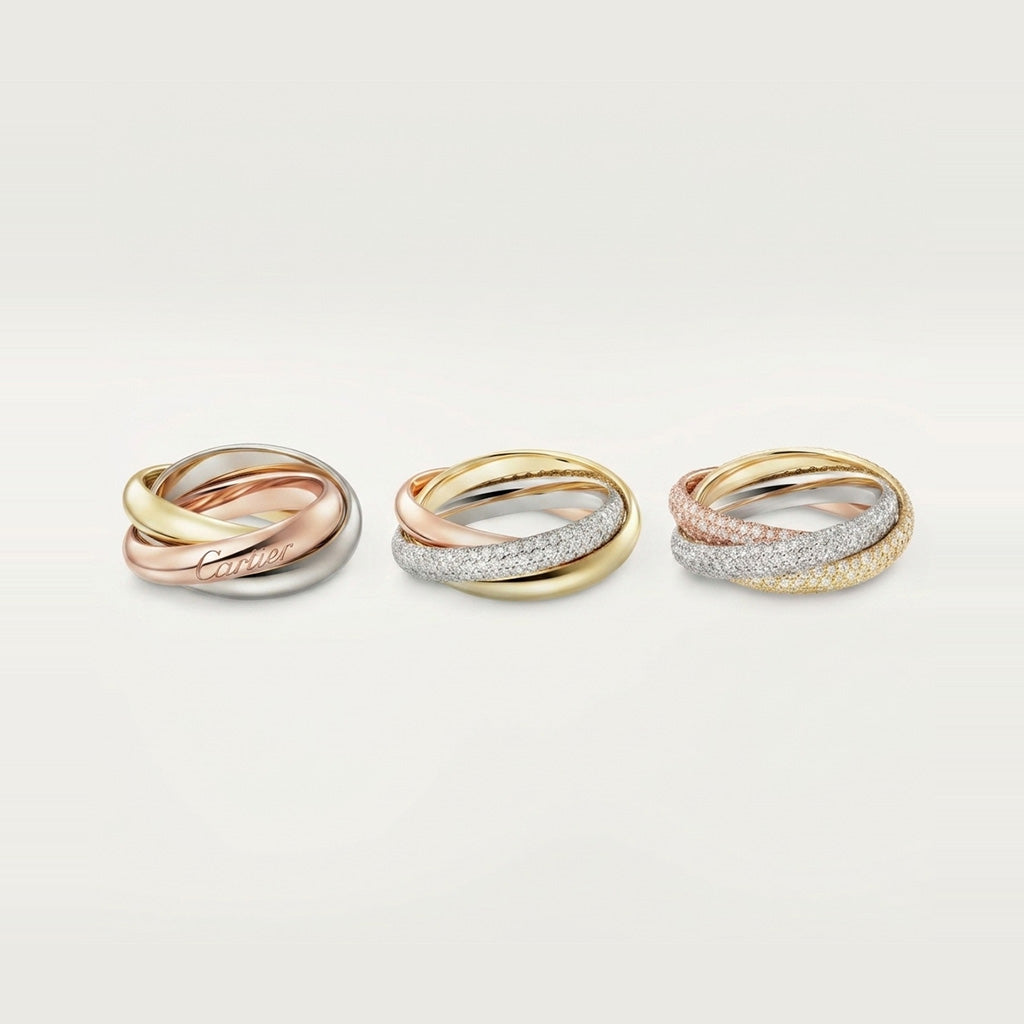 [LOXURA] TRINITY 3.2MM RING COLLECTION