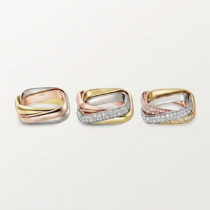 [LOXURA]TRINITY 3.5MM CUSHION RING COLLECTION