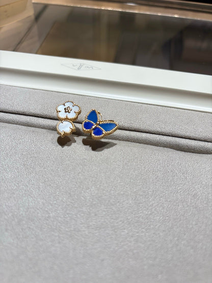[LOXURA]LUCKY SPRING BUTTERFLY OPEN-FACE RINGS