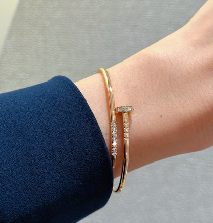 [LOXURA]JUSTE BRACELET 2.5MM DIAMONDS NEW