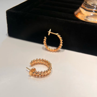 [LOXURA]CLASH SMALL HOOP EARRINGS