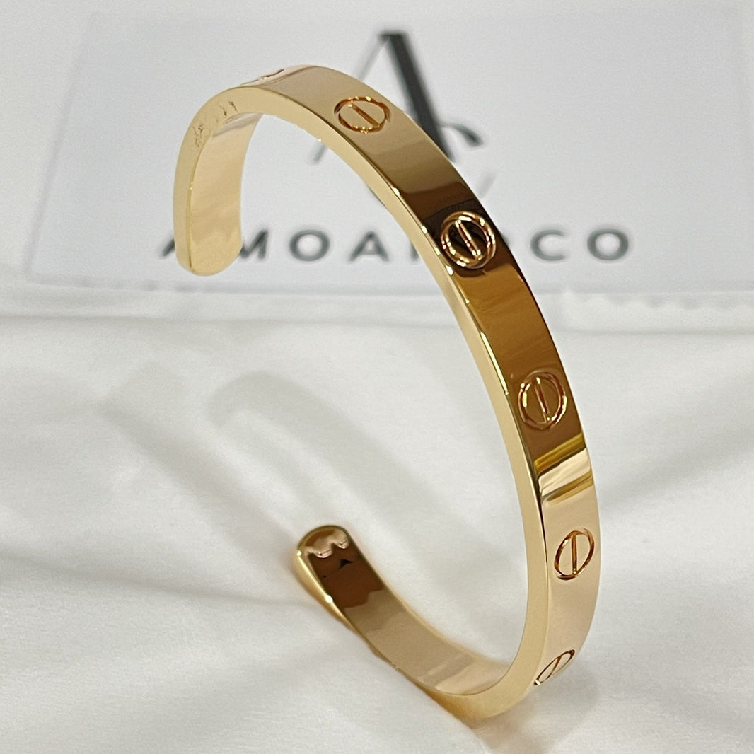 [LOXURA]LOVE BRACELET 6.1MM OPEN CUFF