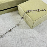 [LOXURA]CLOVER 6 MOTIF DIAMOND BRACELET