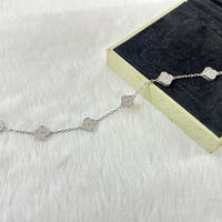 [LOXURA]CLOVER 6 MOTIF DIAMOND BRACELET