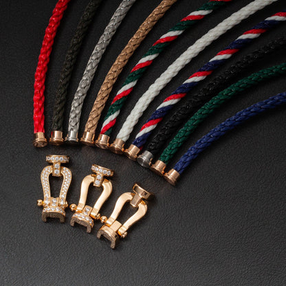 [LOXURA]FORCE LARGE HORSESHOE NO DIAMOND BRACELET GOLD