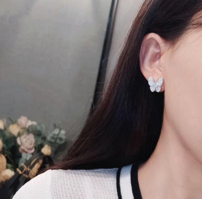 [LOXURA]BUTTERFLY ALL DIAMOND EARRINGS