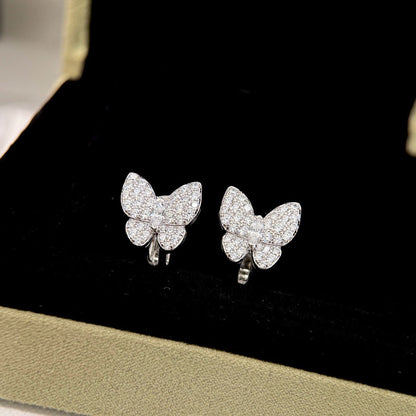 [LOXURA]BUTTERFLY ALL DIAMOND EARRINGS