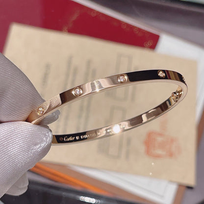 [LOXURA]LOVE BRACELET 3.65MM 10 DIAMONDS
