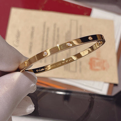 [LOXURA]LOVE BRACELET 3.65MM 10 DIAMONDS