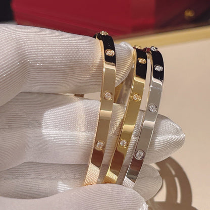[LOXURA]LOVE BRACELET 3.65MM 10 DIAMONDS