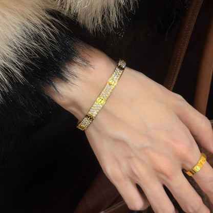 [LOXURA] LOVE BRACELET 6.1MM DIAMOND-PAVED