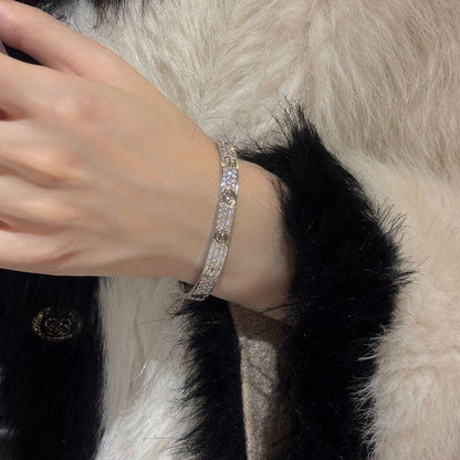 [LOXURA] LOVE BRACELET 6.1MM DIAMOND-PAVED