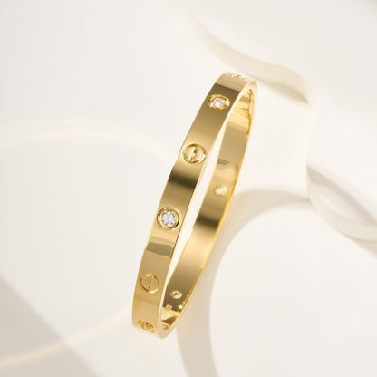 [LOXURA]LOVE BRACELET 6.1MM 4 DIAMONDS
