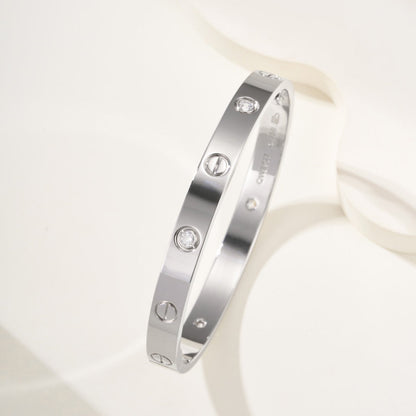 [LOXURA]LOVE BRACELET 6.1MM 4 DIAMONDS