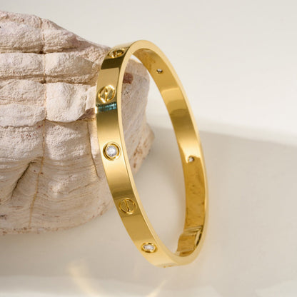 [LOXURA]LOVE BRACELET 6.1MM 4 DIAMONDS