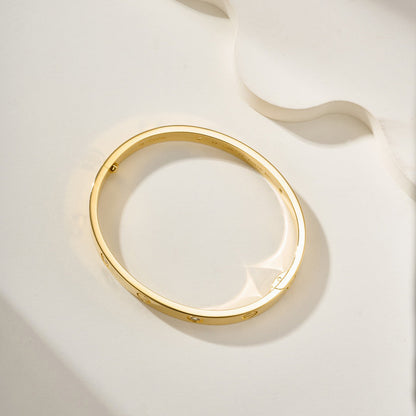 [LOXURA]LOVE BRACELET 6.1MM 4 DIAMONDS