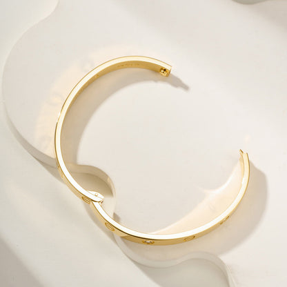 [LOXURA]LOVE BRACELET 6.1MM 4 DIAMONDS