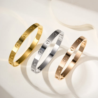 [LOXURA]LOVE BRACELET 6.1MM NO DIAMONDS