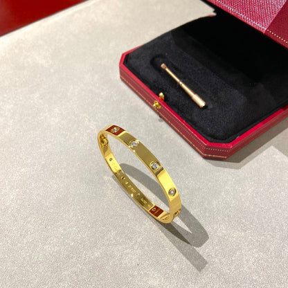 [LOXURA]LOVE BRACELET 6.1MM 10 DIAMONDS