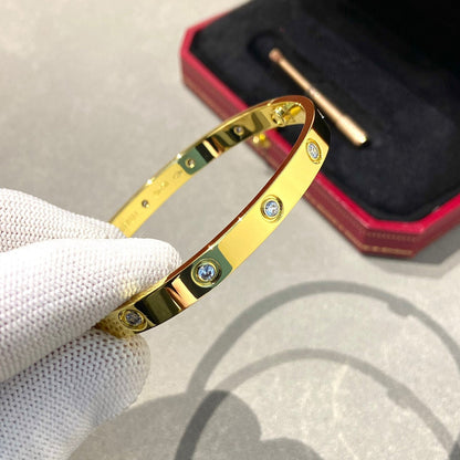 [LOXURA]LOVE BRACELET 6.1MM 10 DIAMONDS