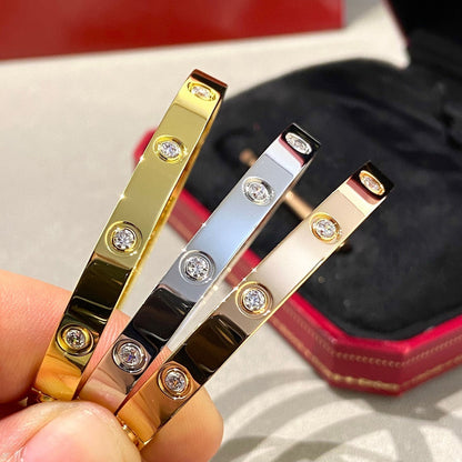 [LOXURA]LOVE BRACELET 6.1MM 10 DIAMONDS