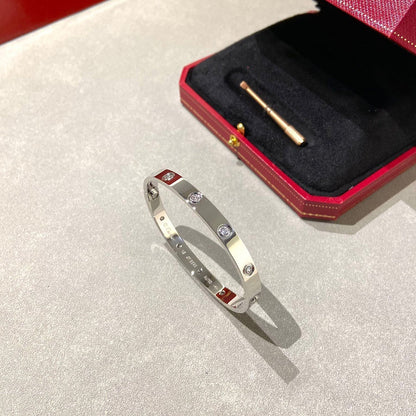 [LOXURA]LOVE BRACELET 6.1MM 10 DIAMONDS