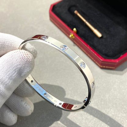 [LOXURA]LOVE BRACELET 6.1MM 10 DIAMONDS