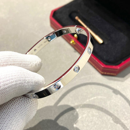 [LOXURA]LOVE BRACELET 6.1MM 10 DIAMONDS