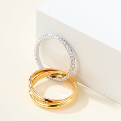[LOXURA]TRINITY 2.5MM RING COLLECTION