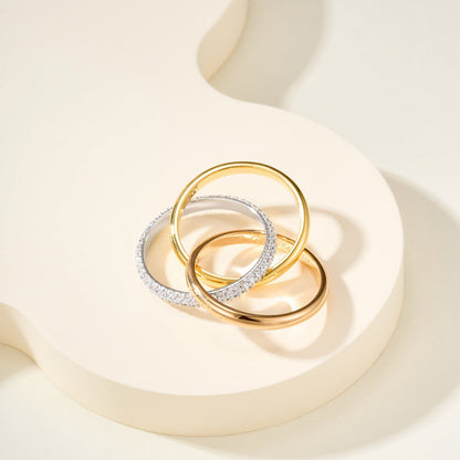[LOXURA]TRINITY 2.5MM RING COLLECTION