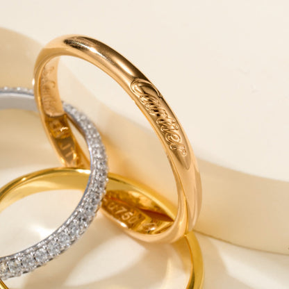 [LOXURA]TRINITY 2.5MM RING COLLECTION