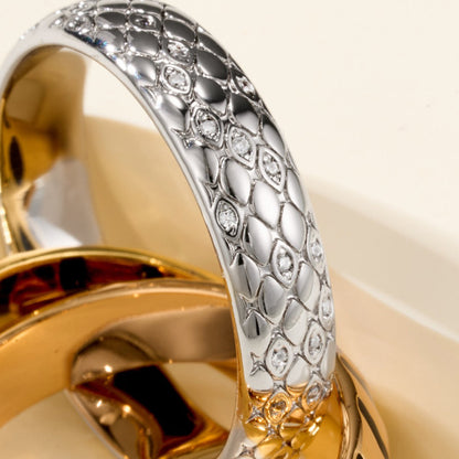 [LOXURA] TRINITY  RING LEOPARD PRINT