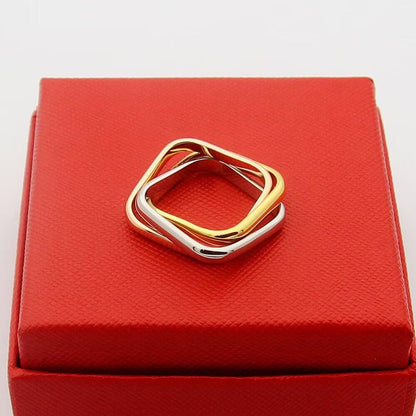 [LOXURA] TRINITY 3.5MM CUSHION RING COLLECTION
