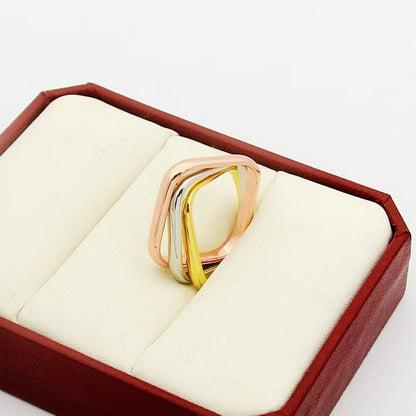 [LOXURA] TRINITY 3.5MM CUSHION RING COLLECTION