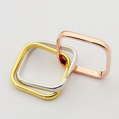 [LOXURA] TRINITY 3.5MM CUSHION RING COLLECTION