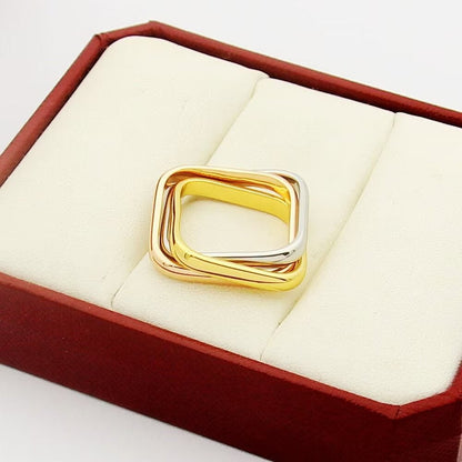 [LOXURA] TRINITY 3.5MM CUSHION RING COLLECTION