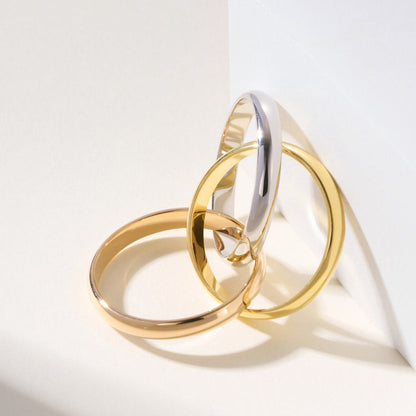 [LOXURA]TRINITY 2.5MM RING COLLECTION