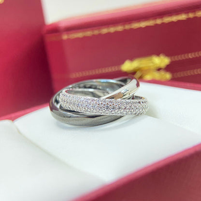 [LOXURA]TRINITY 3.2MM RING BLACK CERAMIC