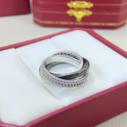[LOXURA]TRINITY 3.2MM RING BLACK CERAMIC