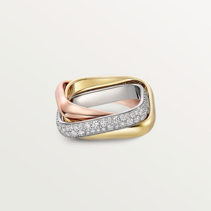 [LOXURA] TRINITY 3.5MM CUSHION RING COLLECTION