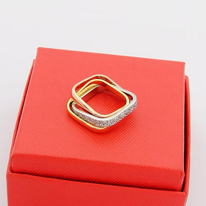 [LOXURA] TRINITY 3.5MM CUSHION RING COLLECTION
