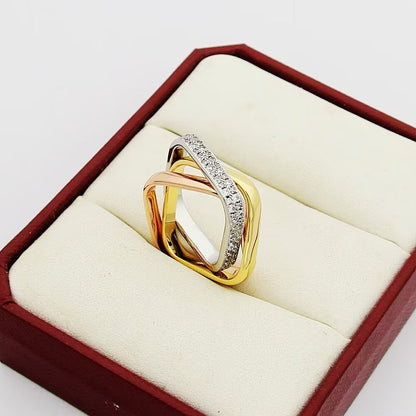 [LOXURA] TRINITY 3.5MM CUSHION RING COLLECTION