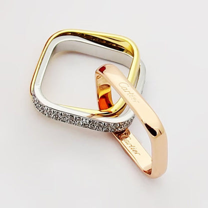 [LOXURA] TRINITY 3.5MM CUSHION RING COLLECTION
