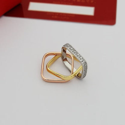 [LOXURA] TRINITY 3.5MM CUSHION RING COLLECTION