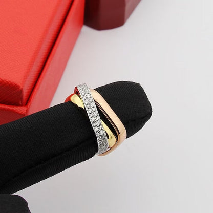 [LOXURA] TRINITY 3.5MM CUSHION RING COLLECTION