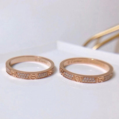 [LOXURA]LOVE RING 2.65MM DIAMOND