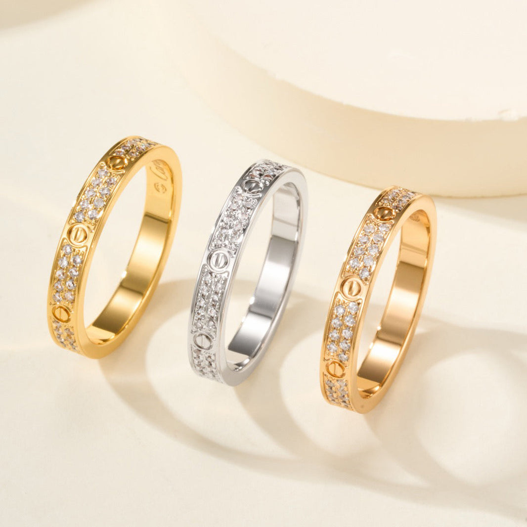 [LOXURA]LOVE RING 2.65MM DIAMOND