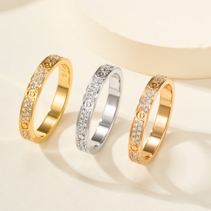 [LOXURA]LOVE RING 2.65MM DIAMOND